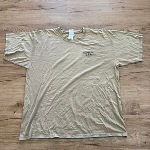 L'oreal USA Tan T-Shirt Size XL